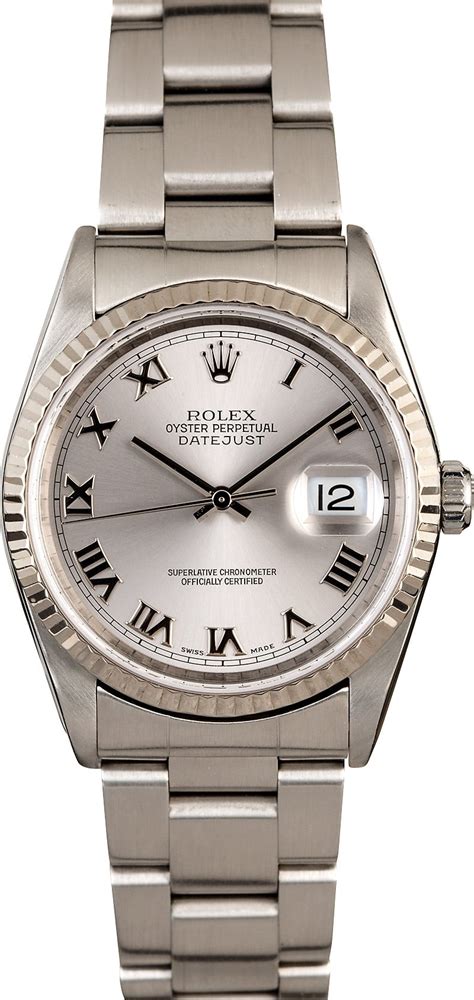 rolex oyster perpetual datejust ref 16234|Rolex Datejust 16233 day night.